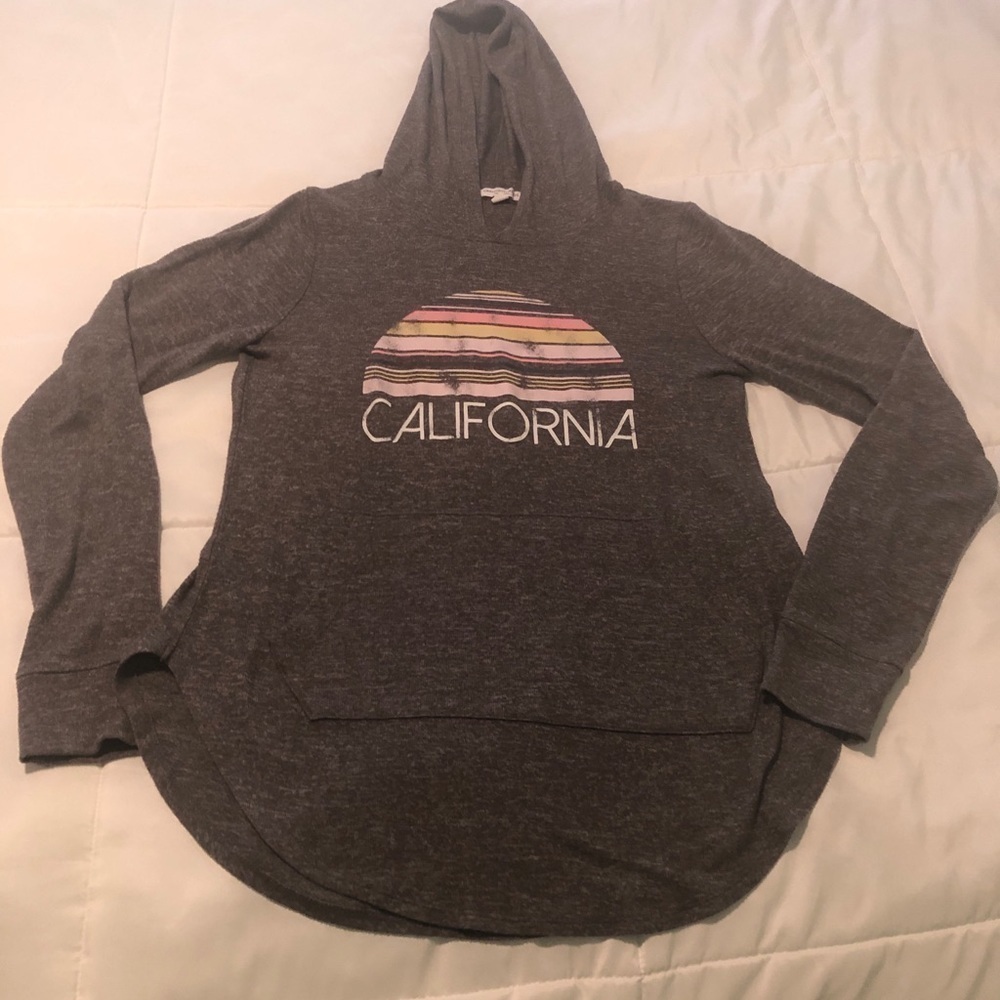 Greyson Threads small hoodie and n grey with California saying size small